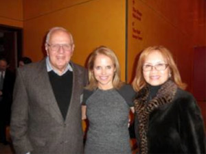Barry, Dolly and Katie Couric