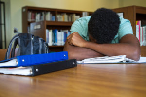 Student overwhelmed with homework