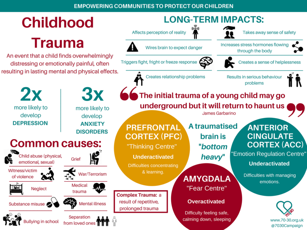 Childhood Traumas Infographic