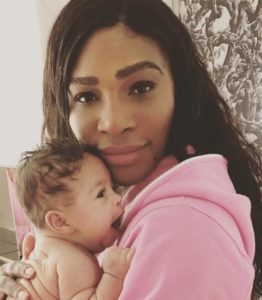 Serena Williams and baby